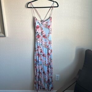 Listicle maxi dress adjustable stra